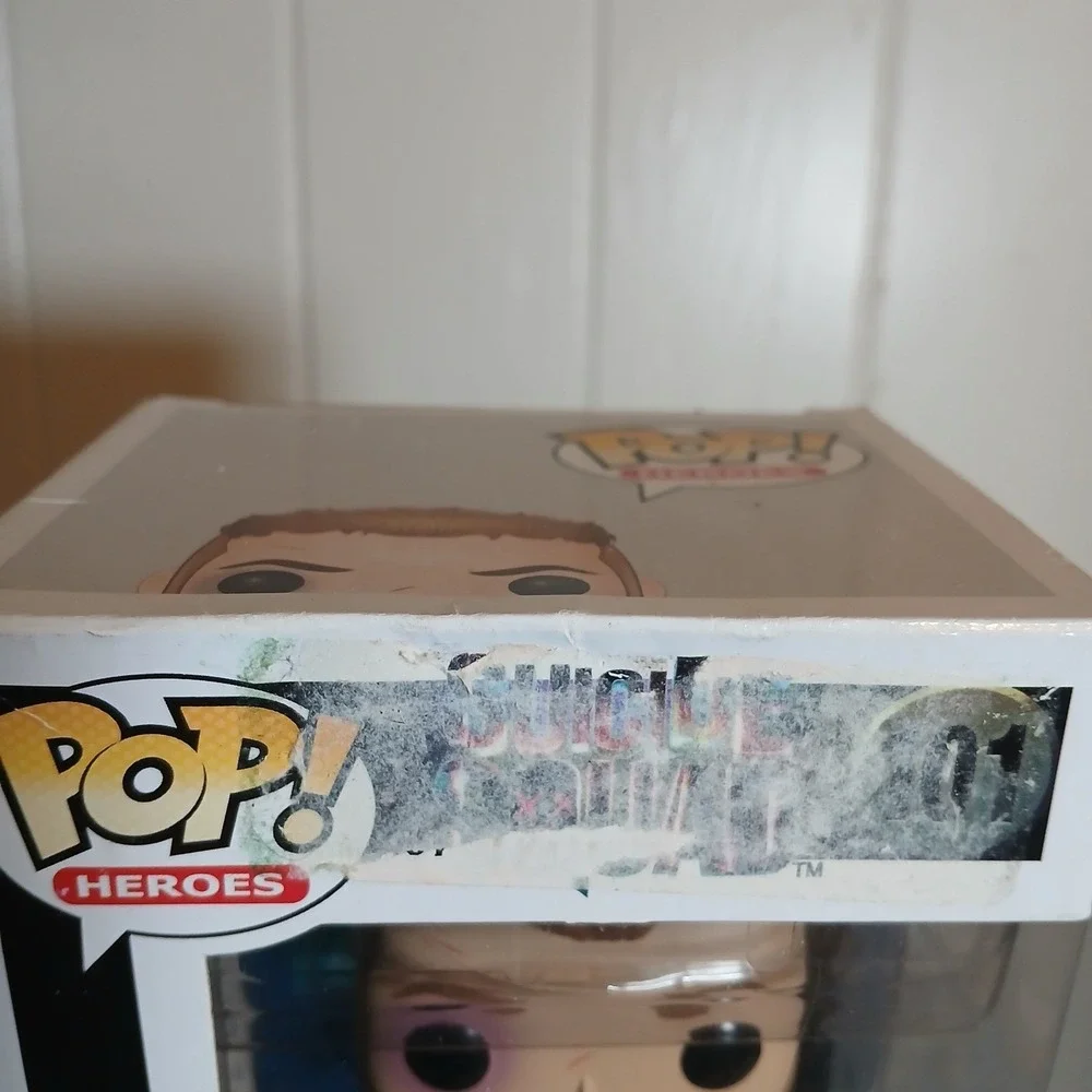 Funko Pop Heroes Suicide Squad‎ Boomerang 101 Vinyl Figure DC Comics Busted Box